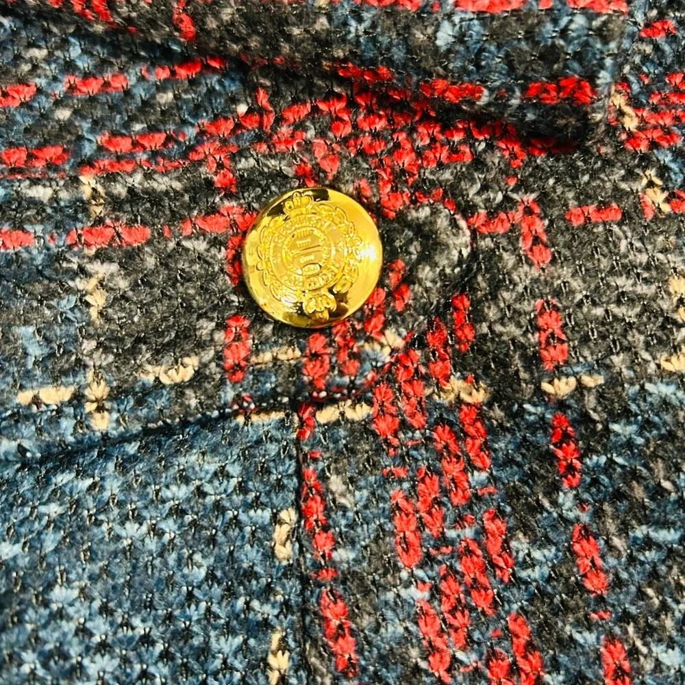 NYC New York Clothing Co. Red and Black short Coat 
Vintage look - Picture 5 of 13